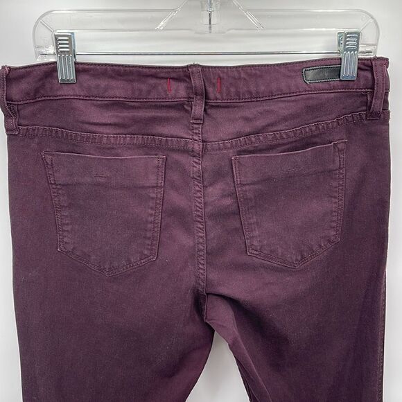 Sanctuary denim purple wine ProMidal ace utility skinny jeans zip pockets 30 EUC - Picture 9 of 12